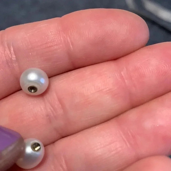 Freshwater  Pearl Pendant & Ring Set 925 SS - Picture 14 of 14